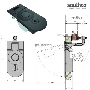 Southco Sealed Compression Latch