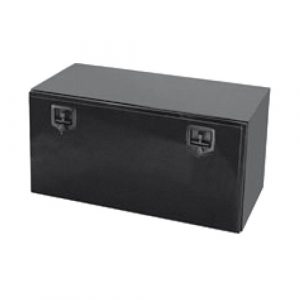 Zinc Plated 800x500x500mm Black Powder Coated Steel Locker Box
