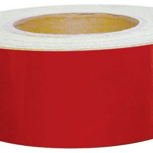 ORALITE 75mm x 50m reflective 5200 Economy Red tape