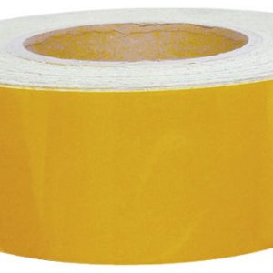 ORALITE 75mm x 50m reflective 5200 Economy Yellow tape