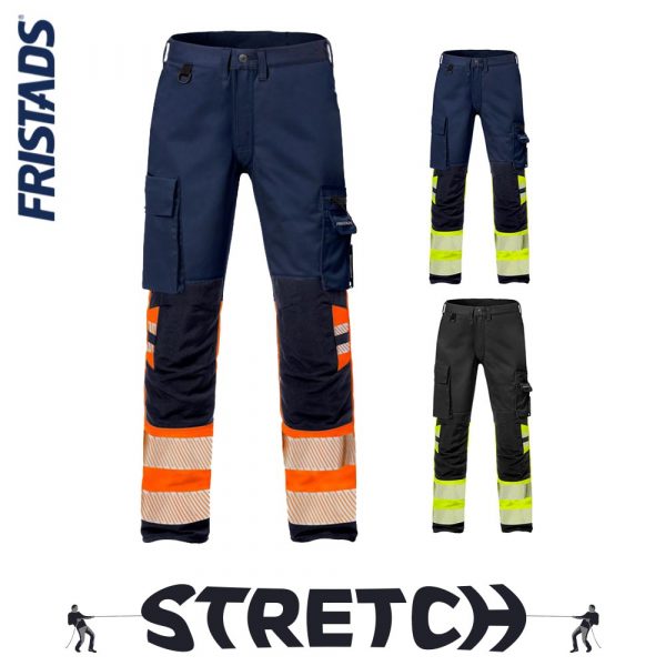 Fristads 2705 PLU Stretch Workwear Trouser - RED - RECOVERY EQUIPMENT ...