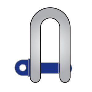 13.5 Tonne Dee Shackle Blue Pin Screw Type