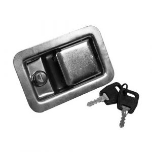Zinc Plated Steel Paddle Lock 140mm x 89mm Flush Fit