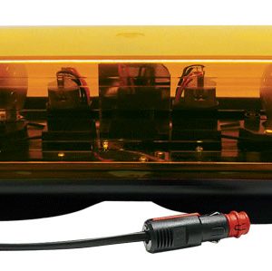 ECCO/Vision Alert 400mm Lightbar, 24v, 2 Rotators all Amber Magnetic