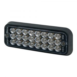 ECCO Amber 3510A Low Profile Surface Mount LED Head 84mm x 28mm x 10mm 12/24v