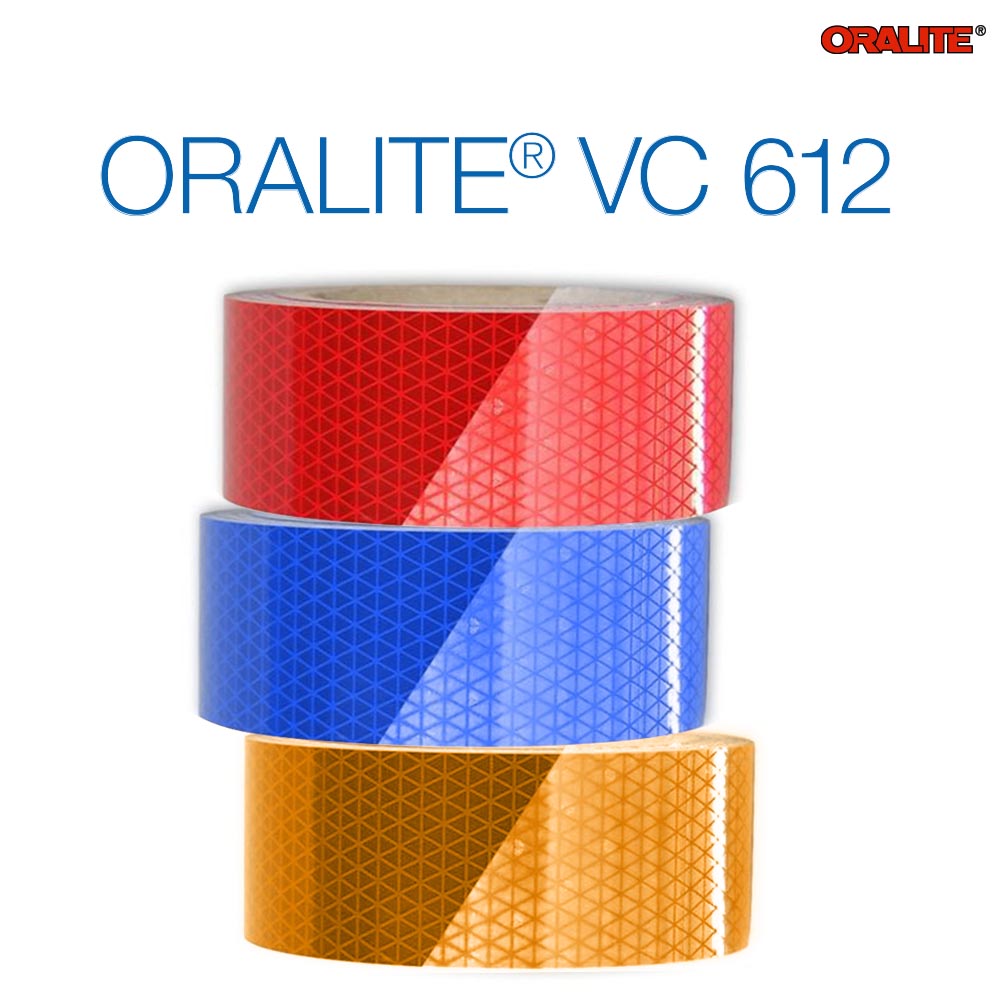 Oralite VC612 Flexibright Reflective Tape - RED - RECOVERY EQUIPMENT DIRECT