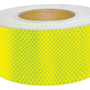 3M Hi-Vis 100mm x 45m Saturn Yellow Fluorescent Retro Reflective