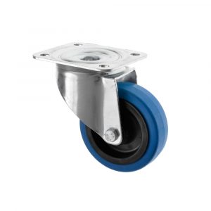 Rubber Castor 125mm Dia Wheel For Standard Skate