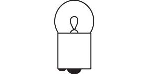 24v Bulb (149) 6 Watt, Bayonet single pip