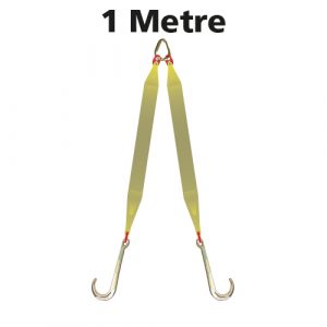 J Hooks brother strap assembly with 1mtr legs for additional reach
