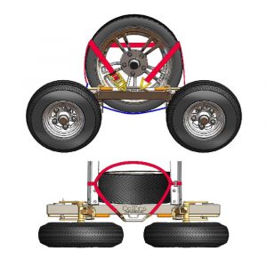 Dolly Wheel Securing Strap Assembly For Hi-Speed Dolly With 2Te Ratchet