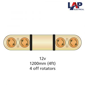 LAP Titan 4 Rotator Lightbar 1220mm (48″) 12v