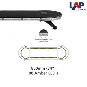 LAP Eclipse LED Lightbar 860mm (34″)