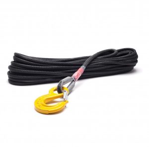 Dynaline Synthetic EXTENSION Winchline 10mm X 20m Thimblet Loop to Safety Hook