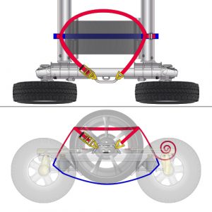 Dolly Wheel Securing Strap Assembly For Hi-Speed Dolly With 2Te Ratchet