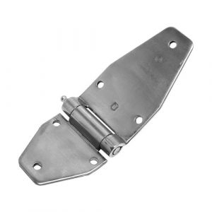 Stainless Steel Hinge and Grease Nipple, Long to Medium Flap
