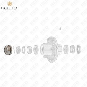Collins Spare Hi-Speed Dolly Wheel Grease Caps (Dust Cap)