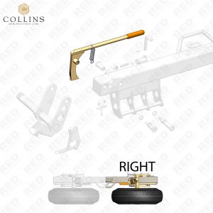 Collins Spare Hi-Speed Dolly Right Trip Assembly