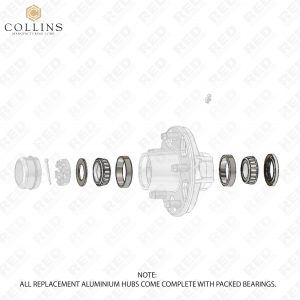 Collins Spare Hi-Speed Dolly Wheel Bearing Kit (WA-BK)