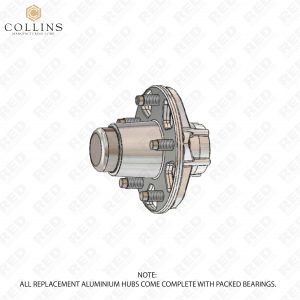 Collins Spare Hi-Speed Dolly Aluminium Hub Complete