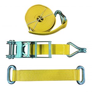 Commercial Truck/Bus Strap Assembly, Claw Hooks & Steel Eye choker