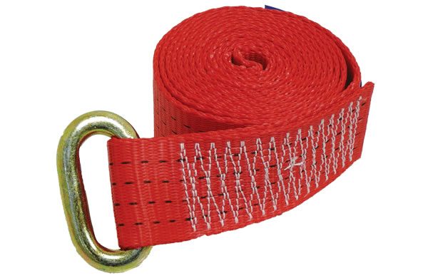 Spec Strap 2.5m with oval eye - RED - RECOVERY EQUIPMENT DIRECT