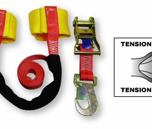 Motorcycle Handlebar Cross Over Strap System