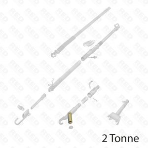 2T Tow Pole Spare ST20/07b – Bung Tube – Spring Hook
