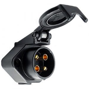 Black Winch Control 4 pin socket