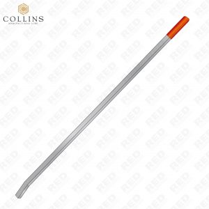 Collins Dollies Pry Bar Square Tube Aluminium (w/10-degree bend)