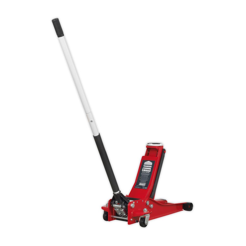 2 Tonne Low Entry Rocket Lift Red Trolley Jack RED RECOVERY