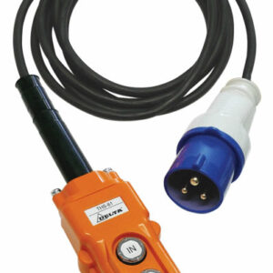 2 Button Control, 7m cable, h/duty blue 3 pin plug