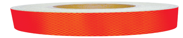 3M Diamond Grade 25mm x 45m Red Retro Reflective Tape