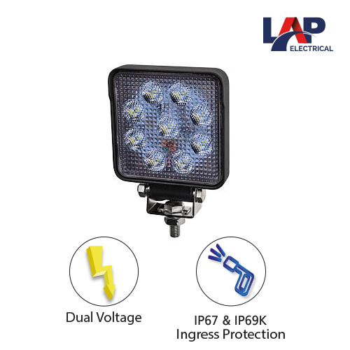LAP 9 LED LED Work Lamp- 1210 Effective Lumen (LAPS139)