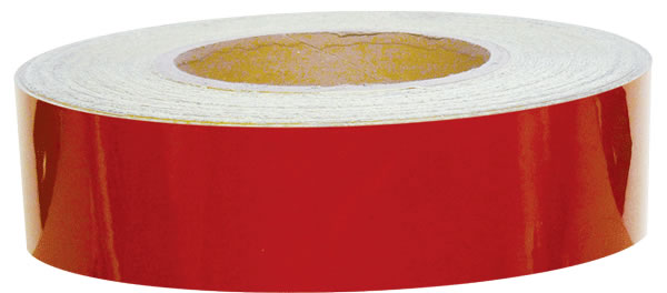 ORALITE 50mm x 50m reflective 5200 Economy Red tape